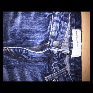 Lightly distressed Paper Denim & Cloth boot cut